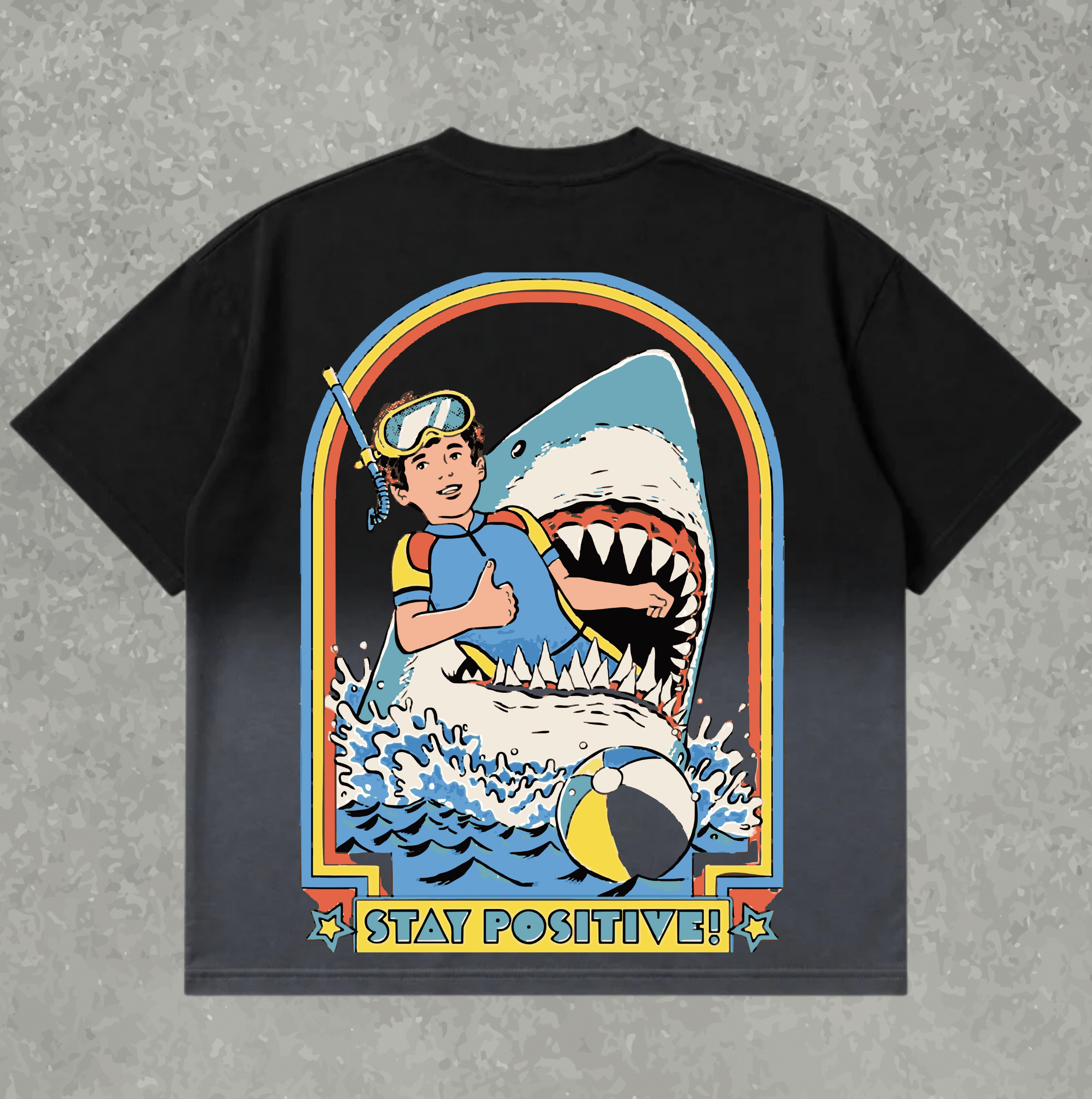 STAY POSITIVE — Oversized Tee