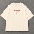 CHRONICALLY OVERSTIMULATED embroidered tee