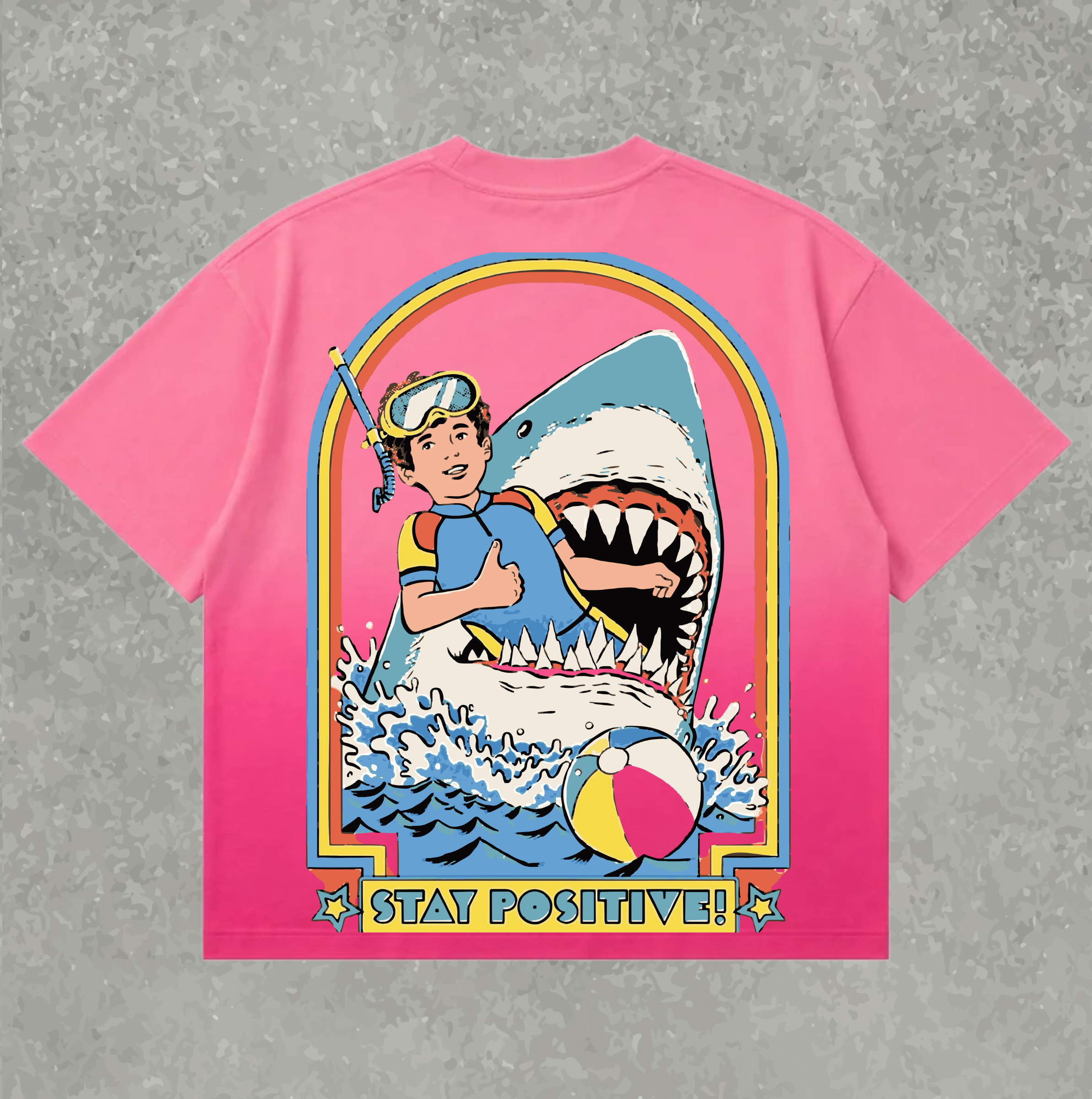 STAY POSITIVE — Oversized Tee