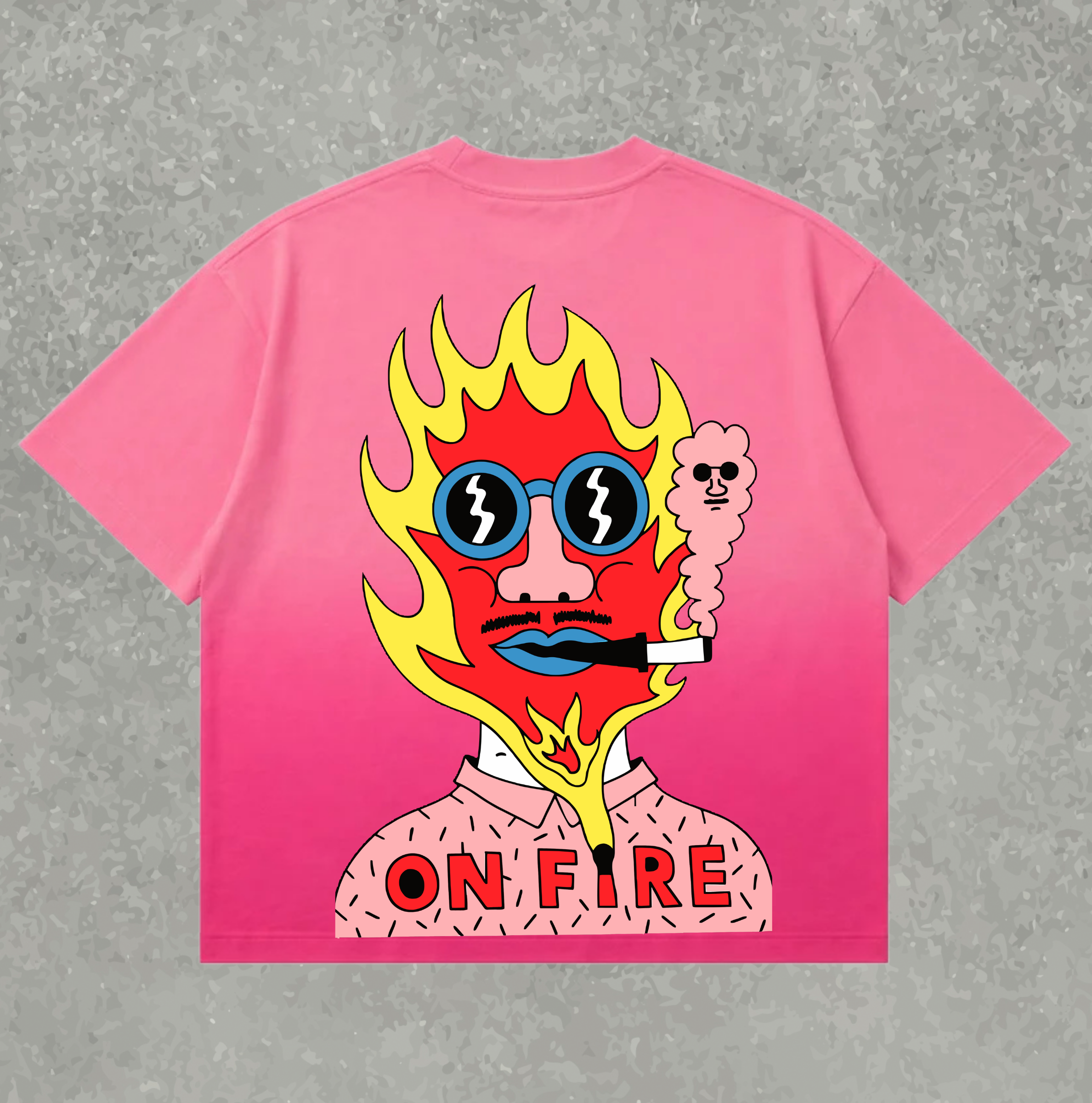 ON FIRE — Oversized Tee