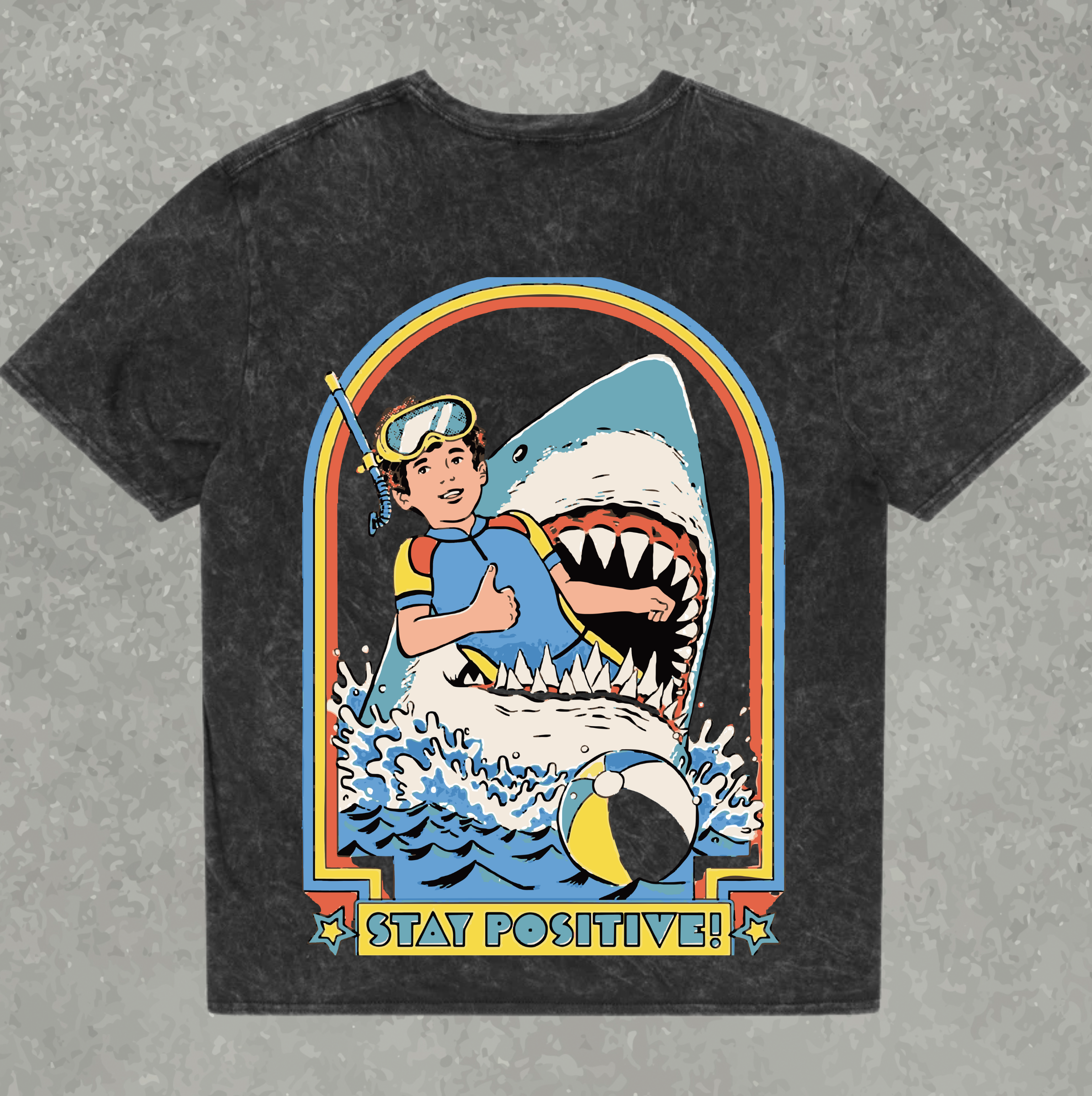 STAY POSITIVE — Oversized Tee