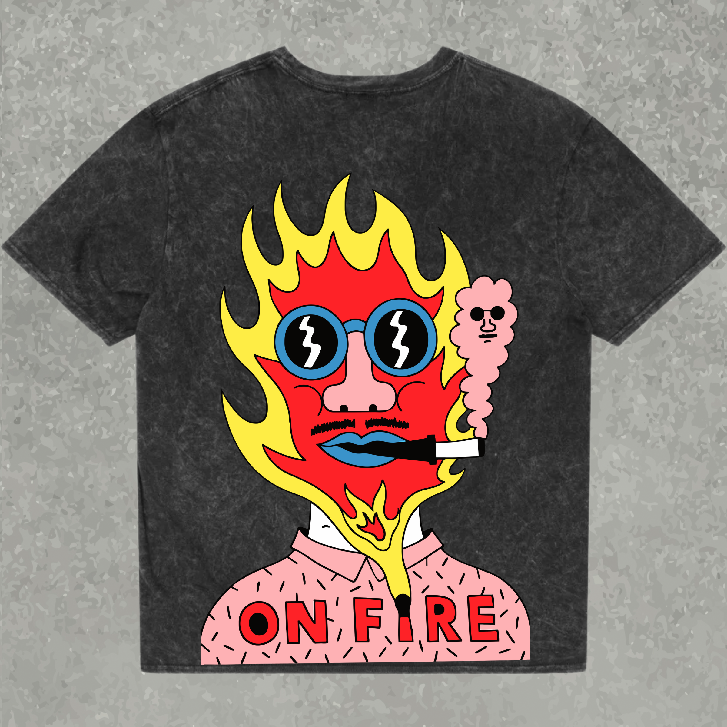 ON FIRE — Oversized Tee