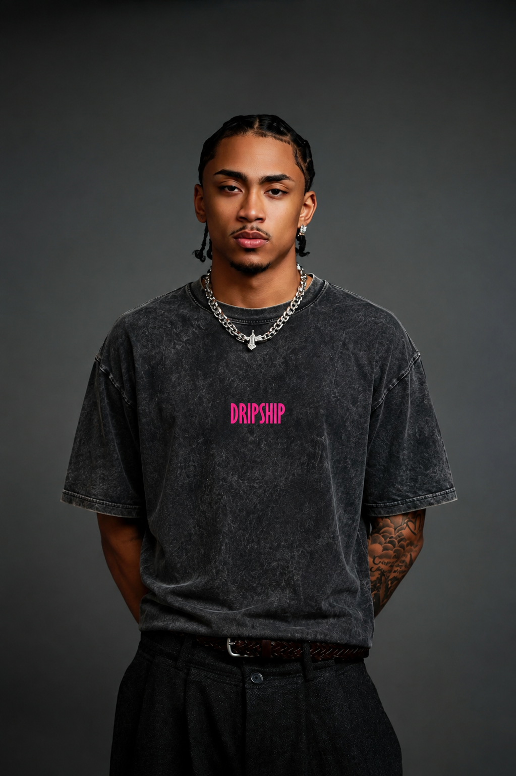 NO OFFENSE- oversized tee