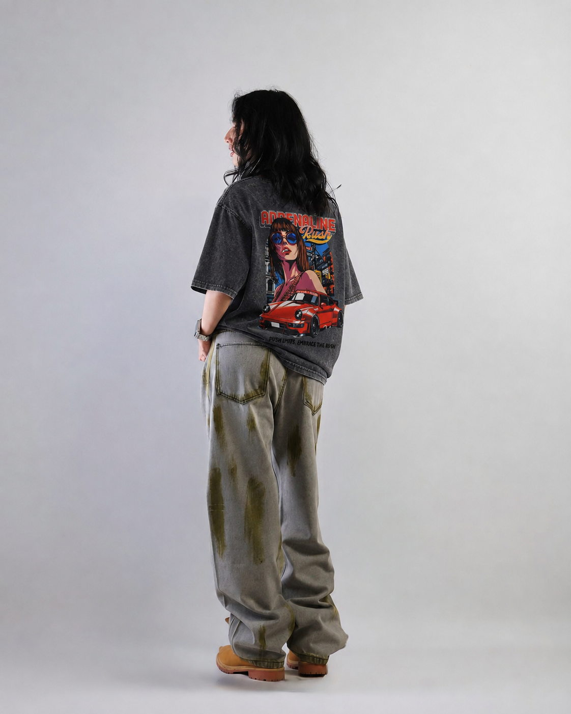 ADRENALINE RUSH — Oversized Tee