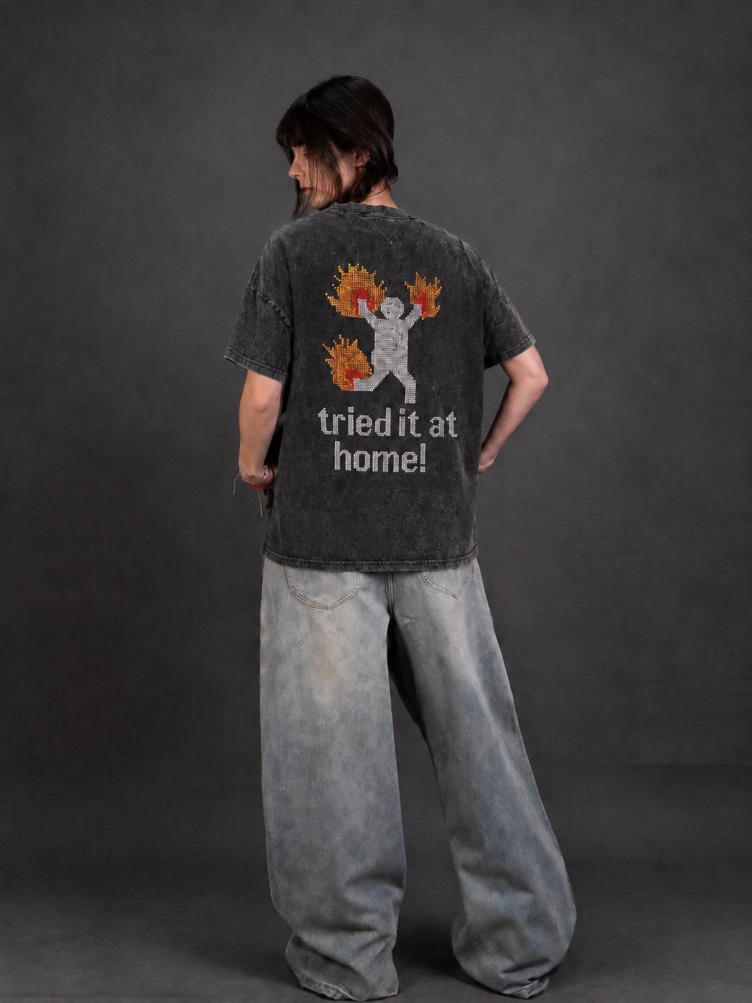 TRIED IT AT HOME — Oversized Tee