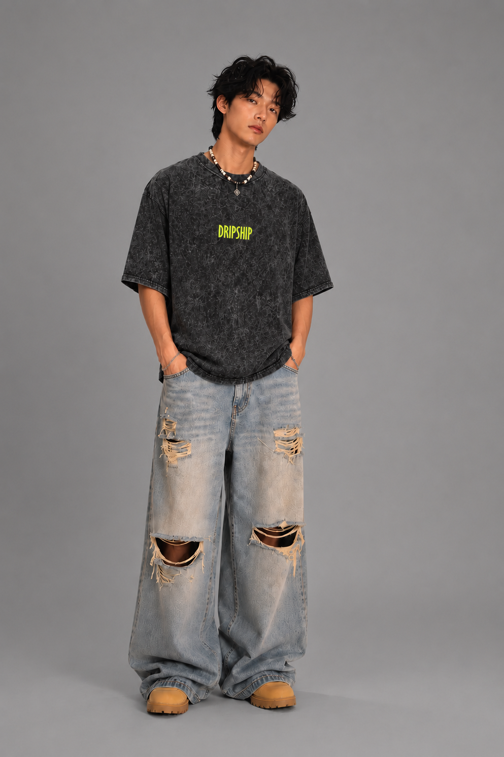 ON FIRE — Oversized Tee