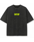 Vintage Fade Wash Oversized T-shirt Front Design